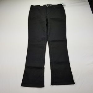 New Style & Co Jeans Black 16 Tummy Control Bo1026